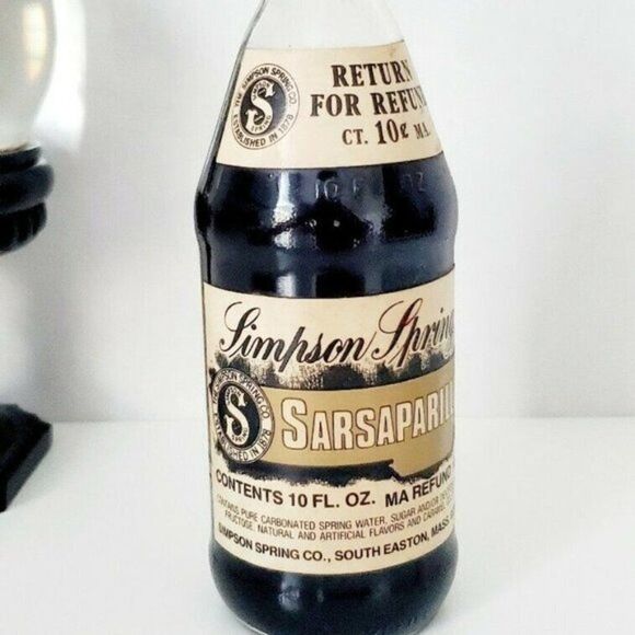 Vintage 1950s Simpson Spring Bottle Sarsaparilla Soda - Picture 9 of 13